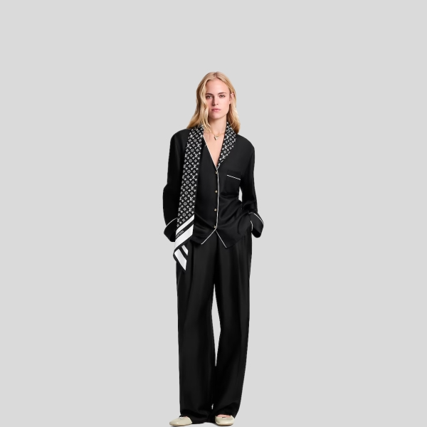 루이비통 모노그램 스카프 파자마 톱