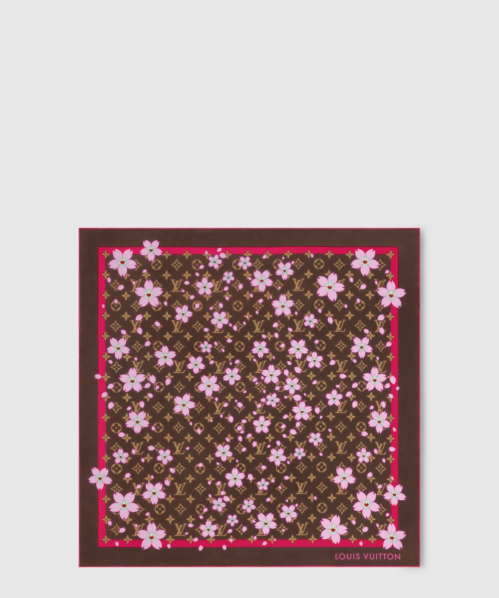 루이비통 LV x TM 모노그램 체리 블라썸 스퀘어 90 M96102