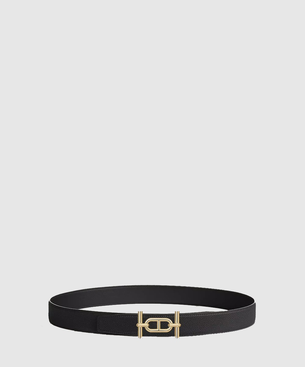 에르메스 Ancre 벨트 버클 리버서블 가죽 스트랩