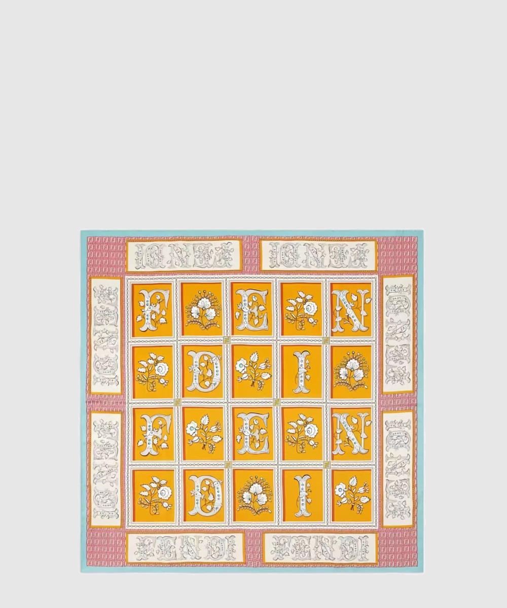 펜디 floral 스카프