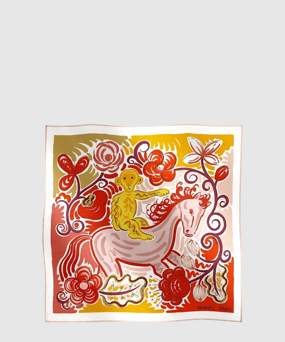 에르메스 Le Cheval de Kazumi 스카프 90