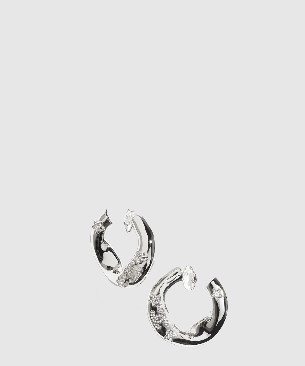 샤넬 클립온 후프 이어링 ABF672