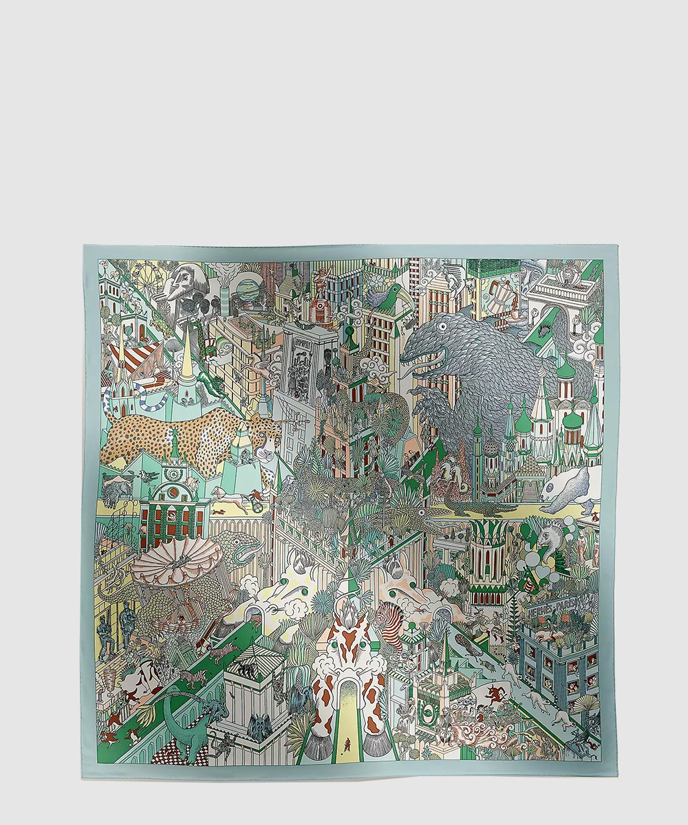 에르메스 Animapolis 숄 140