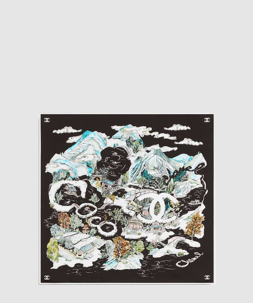 샤넬 스퀘어 스카프 AAB102