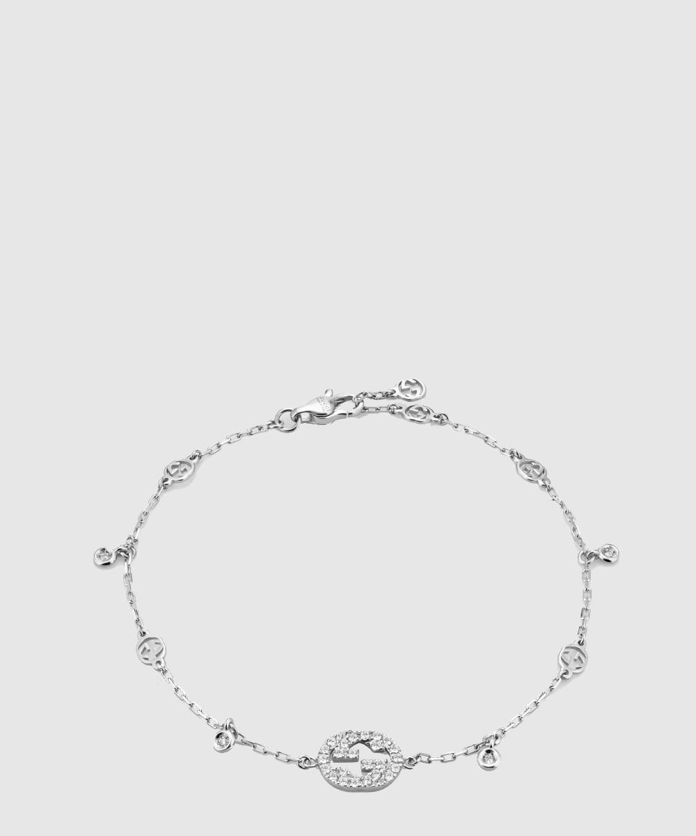 구찌 인터로킹 다이아몬드 팔찌 729403