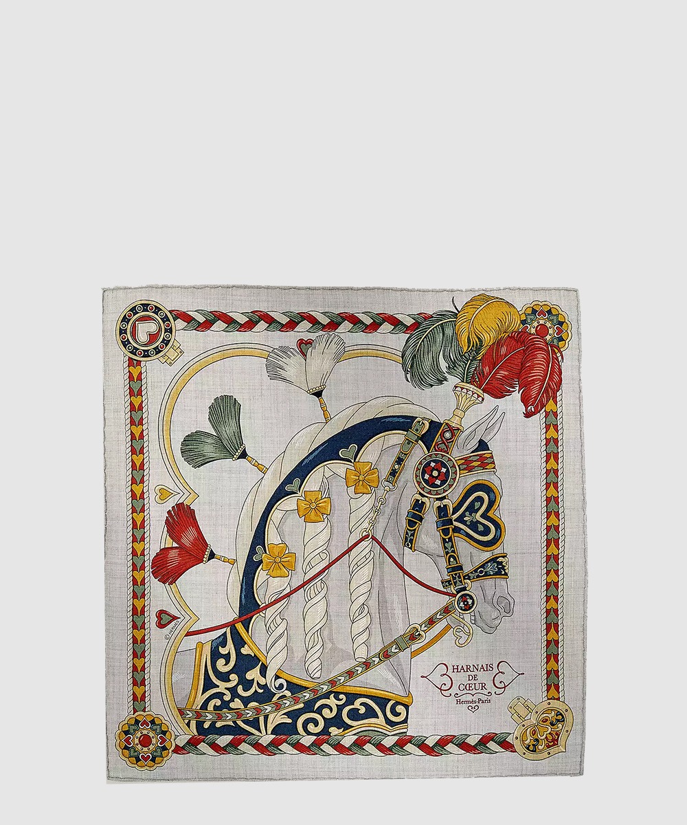 에르메스 Harnais de Coeur 스카프 90