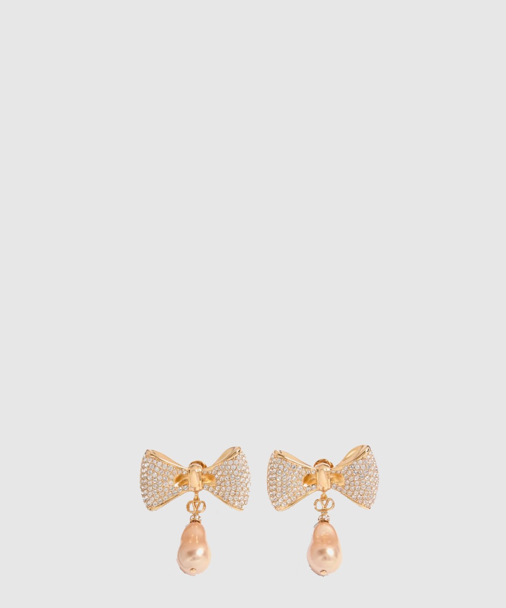 발렌티노 펄 메탈 이어링