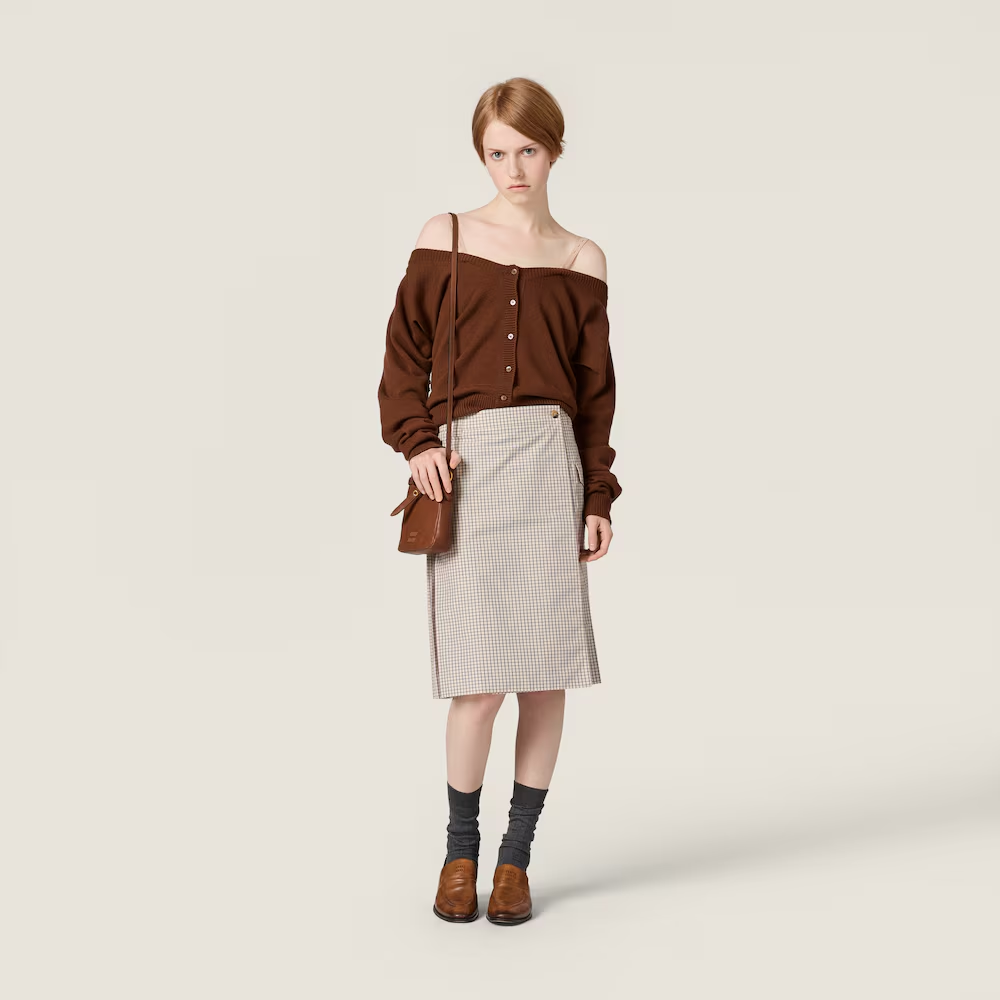 미우미우 캐시미어 가디건