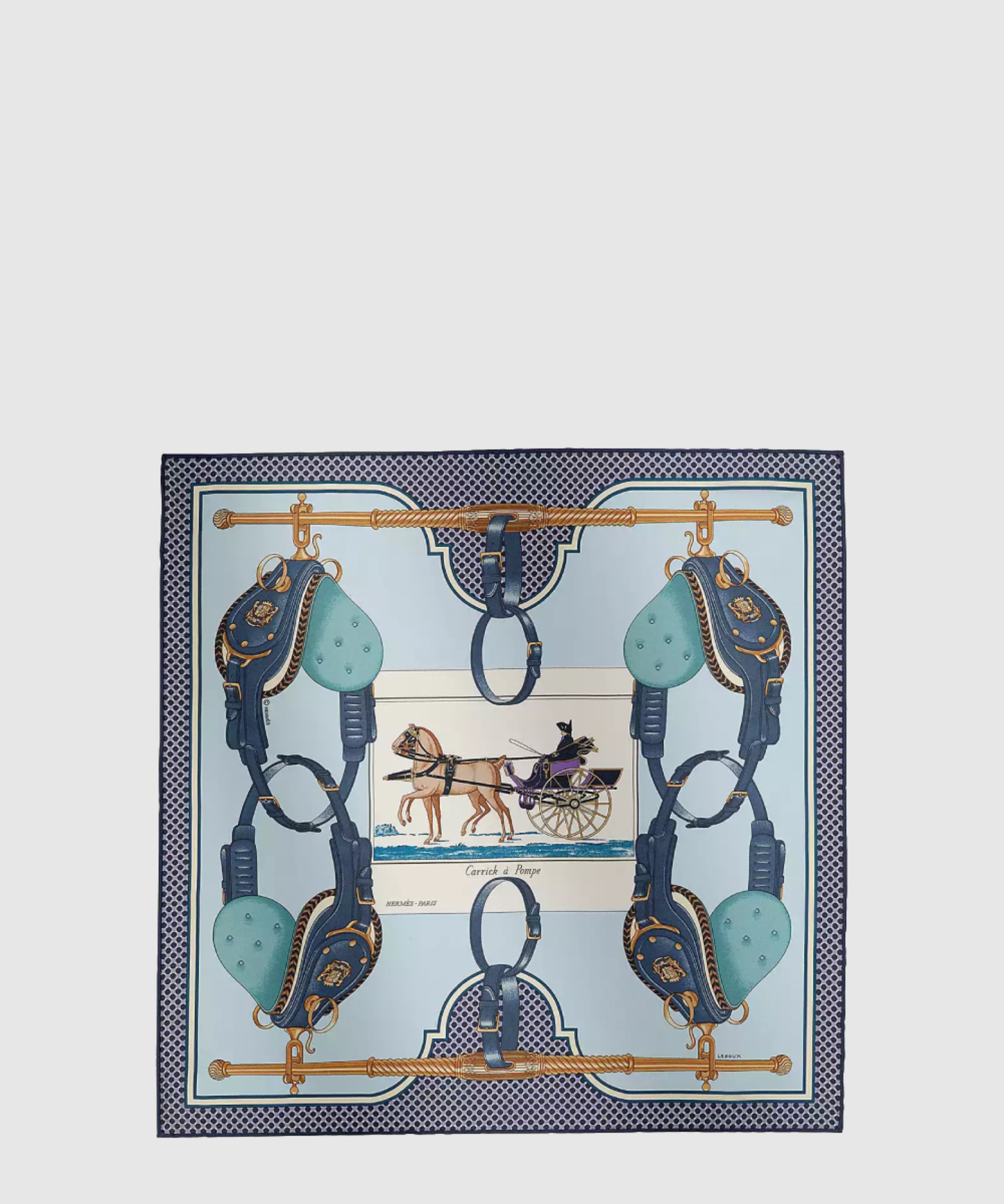 에르메스 Carrick a Pompe스카프 90