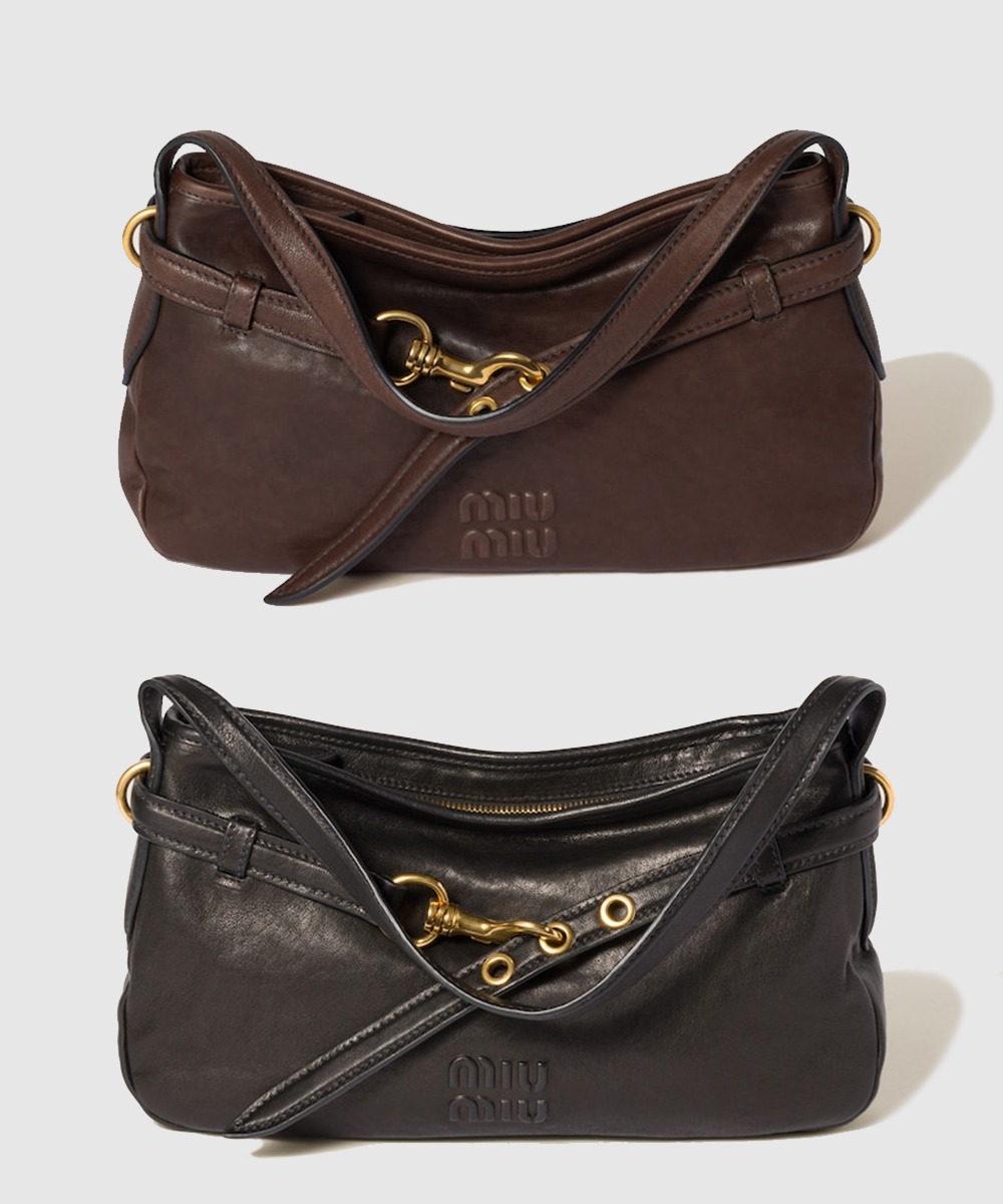 미우미우 아방뛰르 나파 가죽백