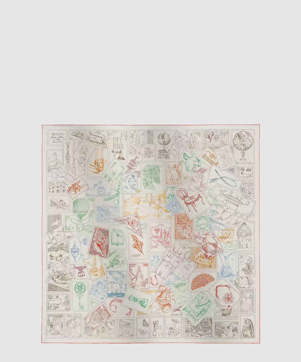 에르메스 포부르그의 우표 수집가 스카프 90