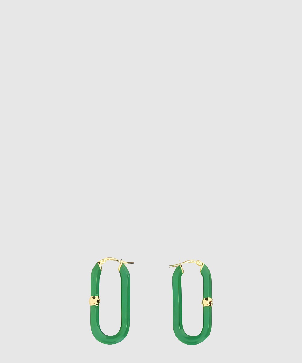 보테가베네타 체인 후프 이어링 707795