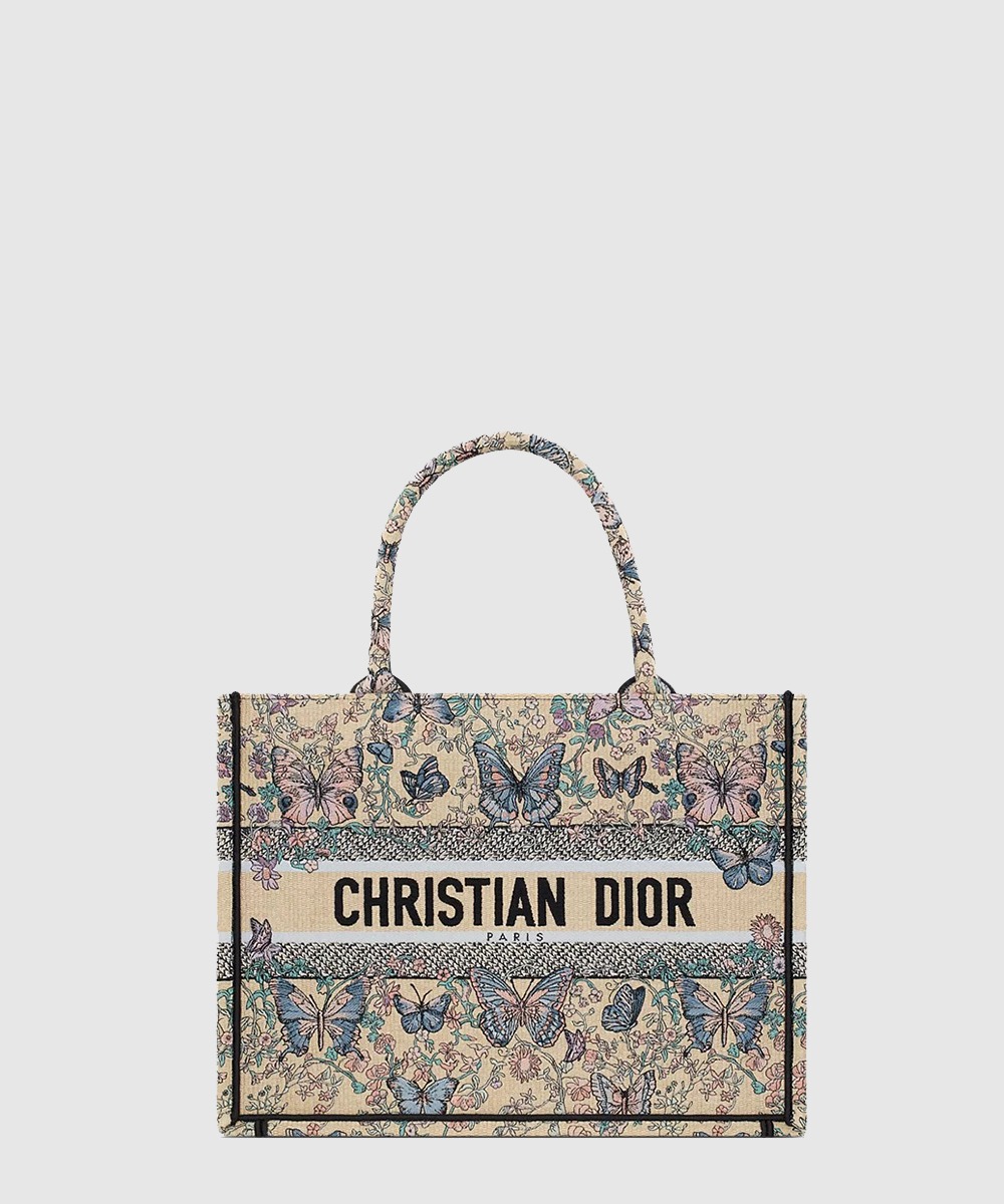 디올 북 토트백 미듐 M1296