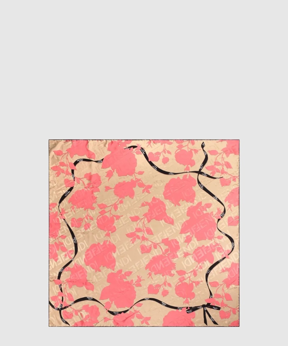 펜디 로마 장미 스카프