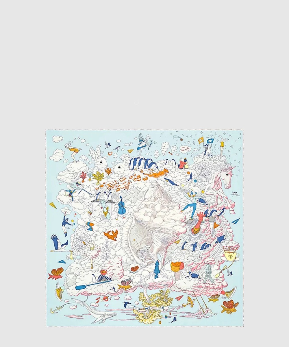 에르메스 My cloud 스카프 90
