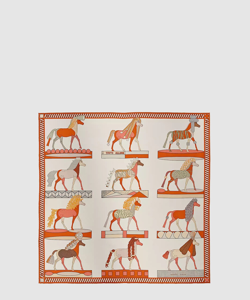 에르메스 A Toute Allure 스카프 90