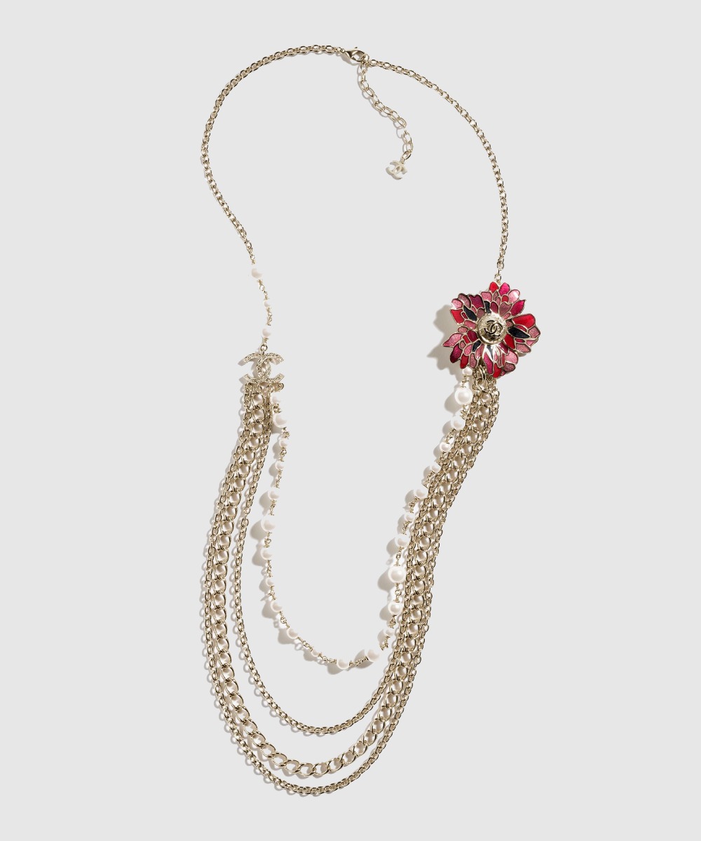 샤넬 롱 네크리스 ABF947