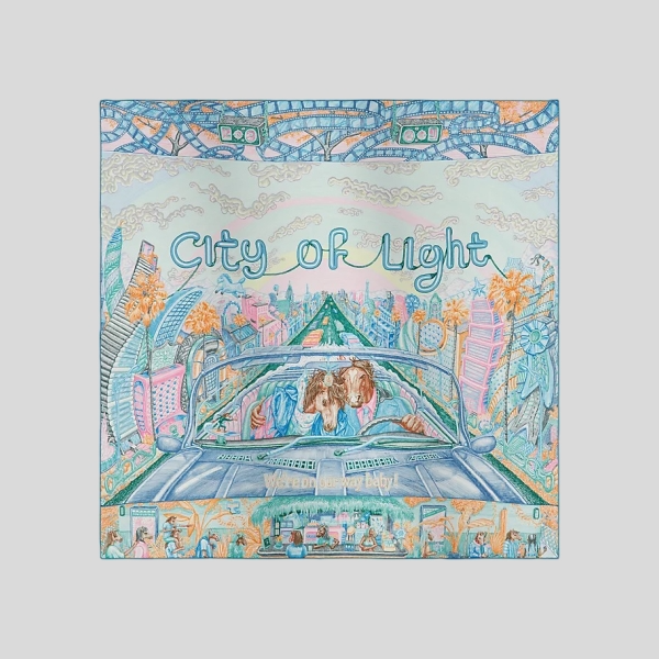 에르메스 시티 오브 라이트 스카프