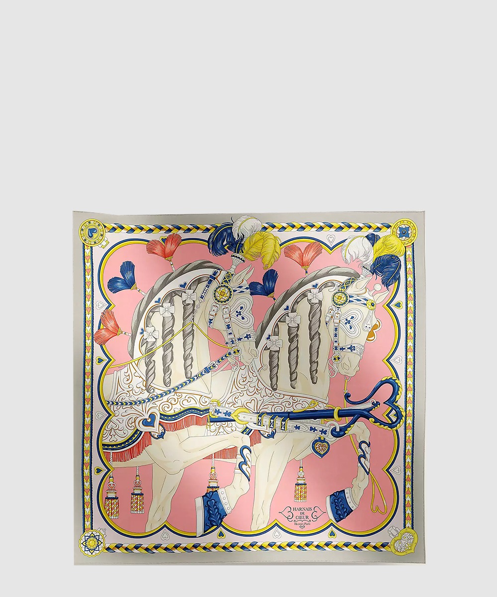 에르메스 Harnais de Coeur 스카프 90