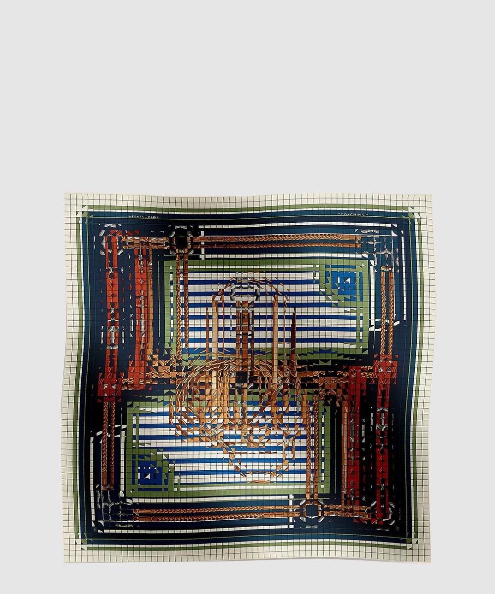 에르메스 Coaching Deja-Vu 숄 140