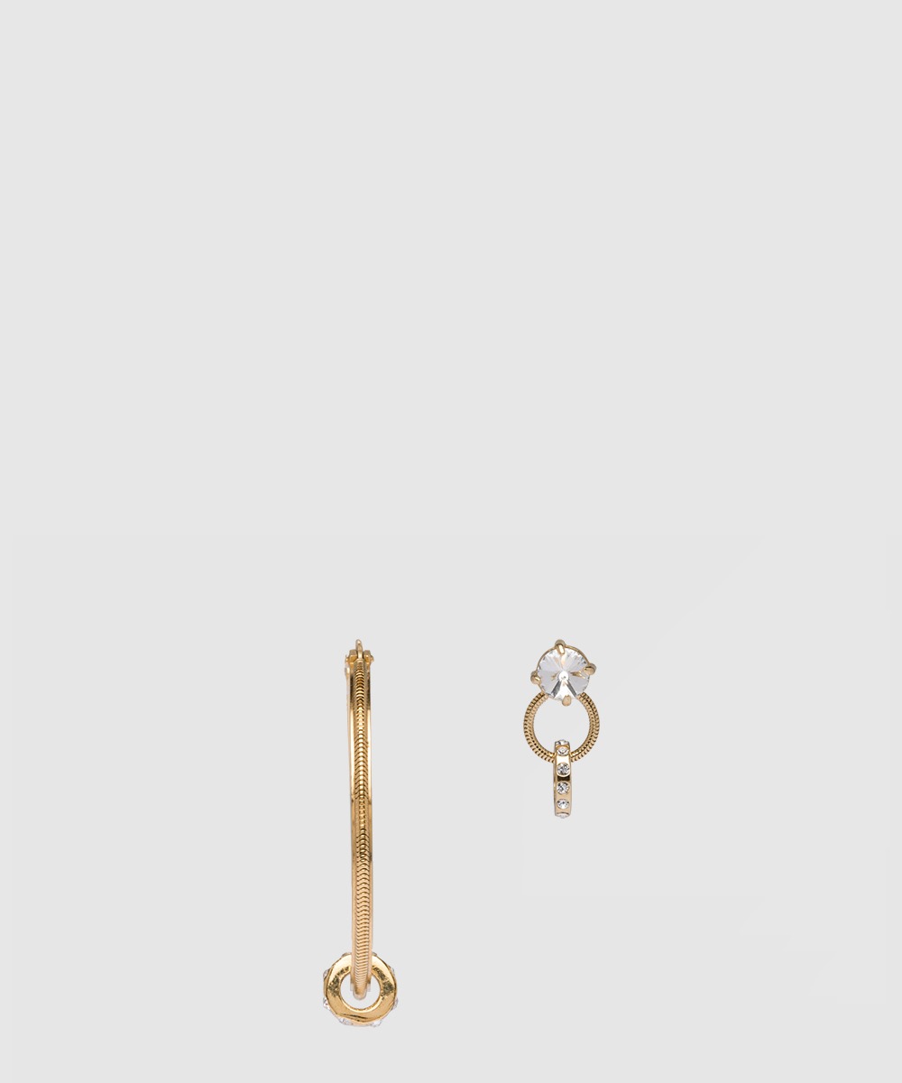 미우미우 모조 크리스털 귀걸이 5JO669