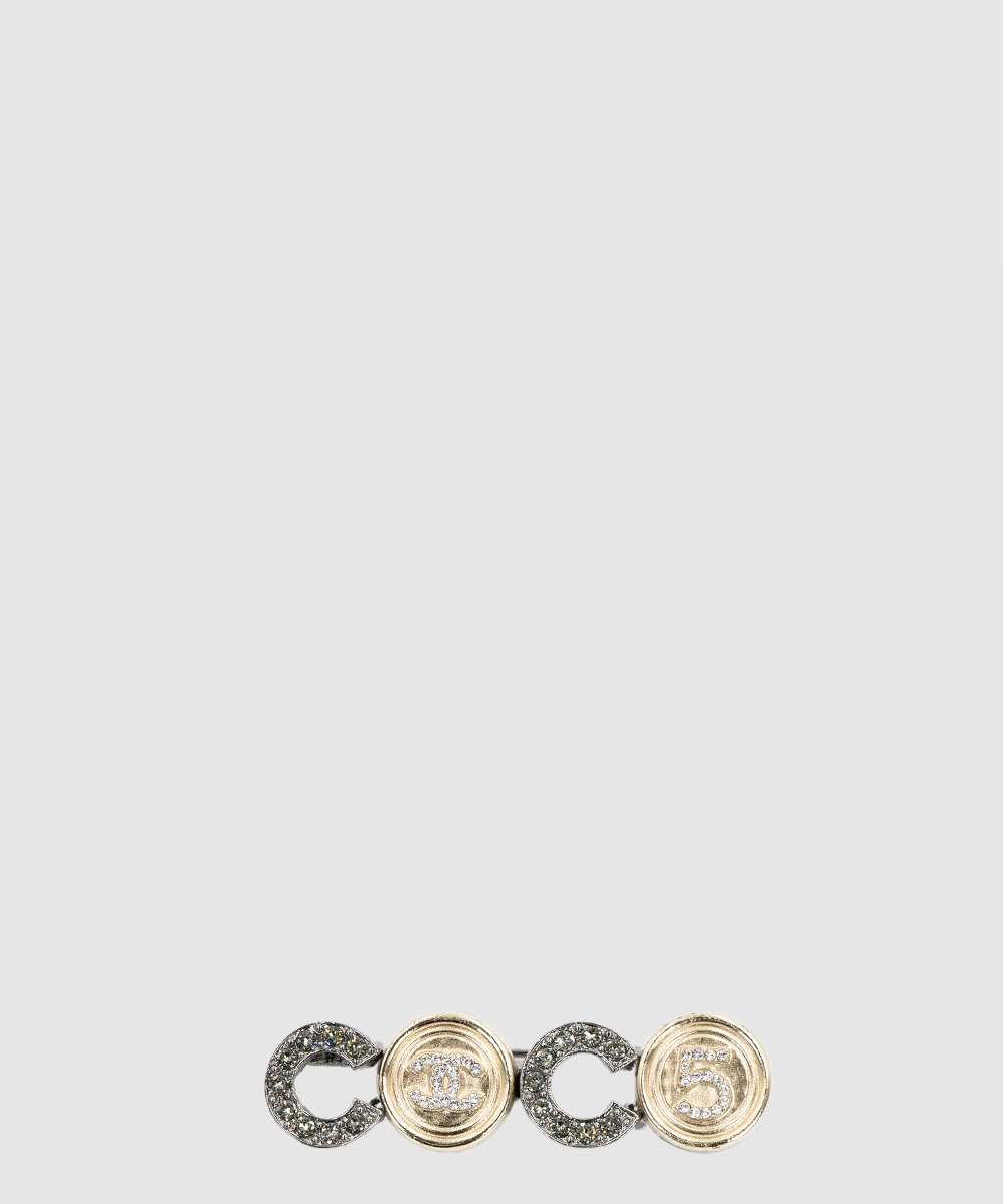 샤넬 CC 커스텀 크리스탈 브로치 AB6260