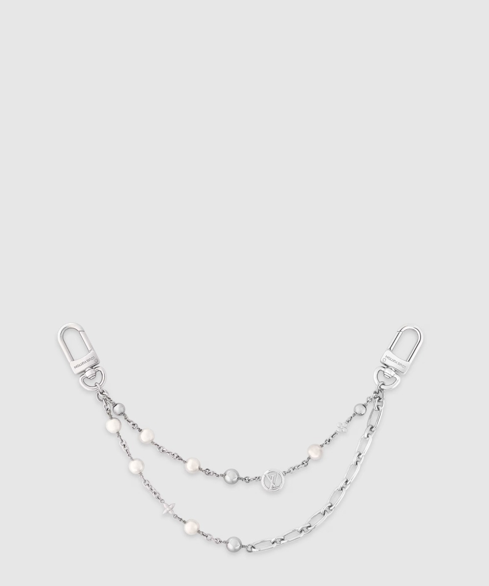 루이비통 미드나이트 펄 체인 백 참 M02758