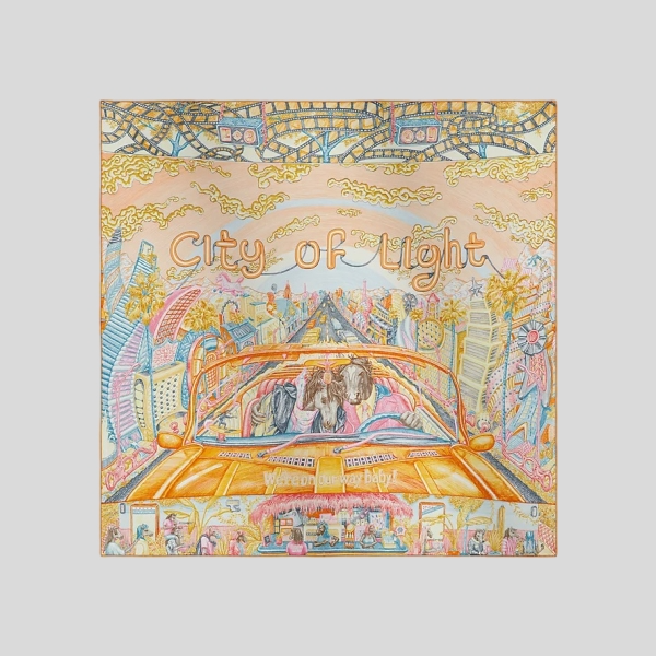 에르메스 시티 오브 라이트 스카프