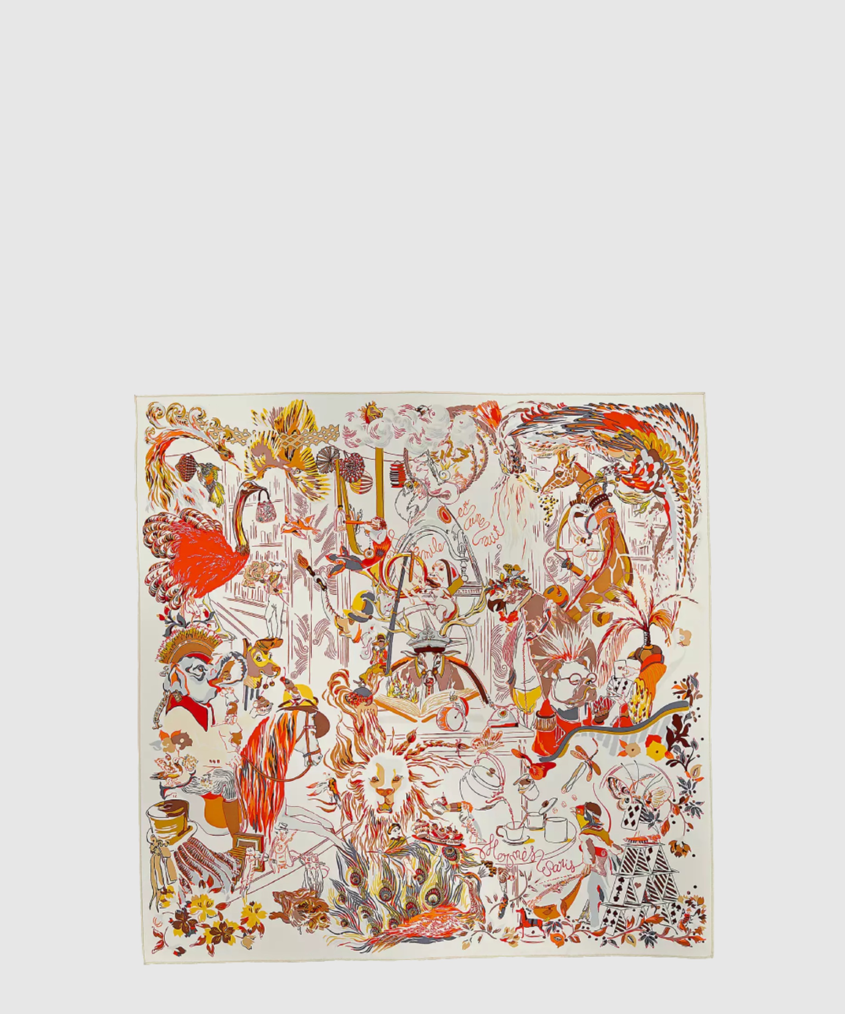 에르메스 Emile et Une Nuit 스카프 90