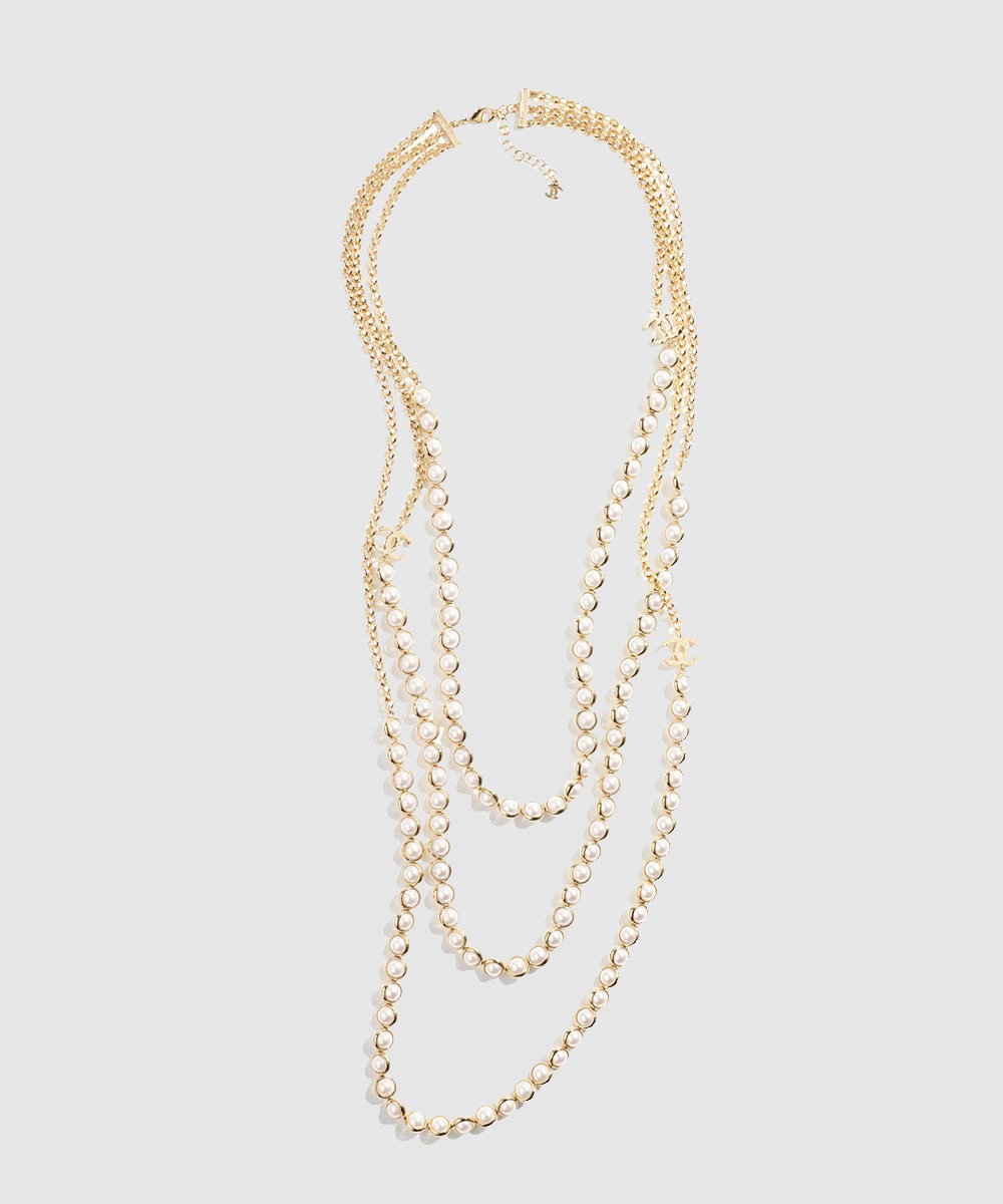 샤넬 롱 네크리스 ABD554