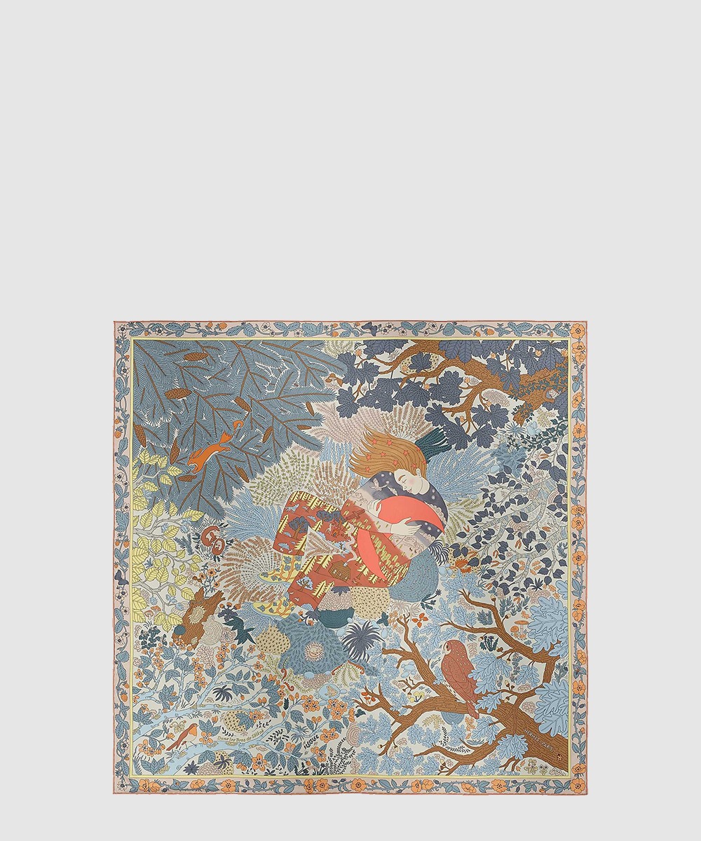 에르메스 Dans les Bras de Selene 스카프 90