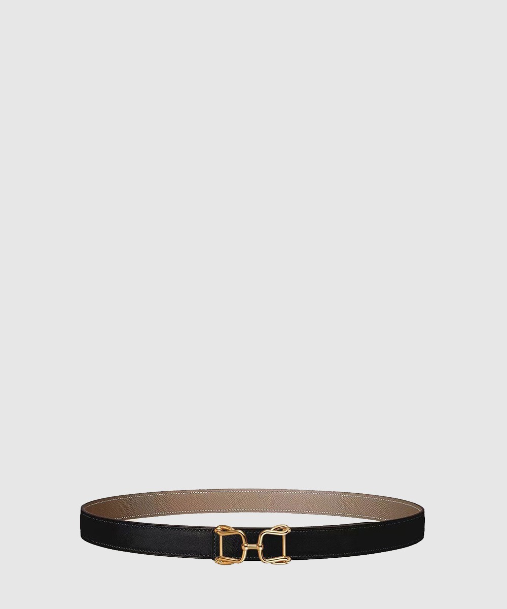 에르메스 아라베스크 벨트 버클 리버서블 가죽 스트랩