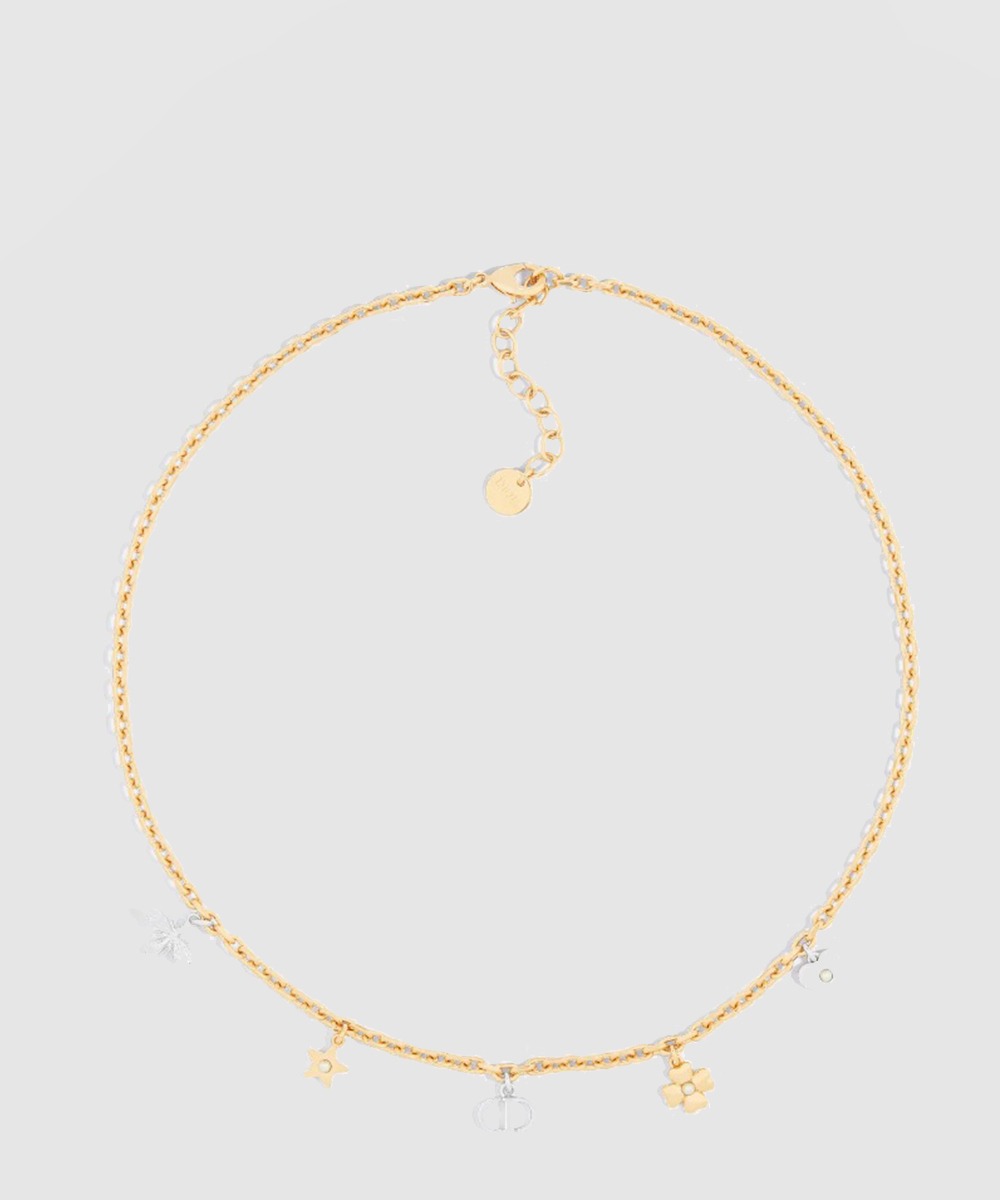 디올 Petit CD Lucky Charms 목걸이 N3392