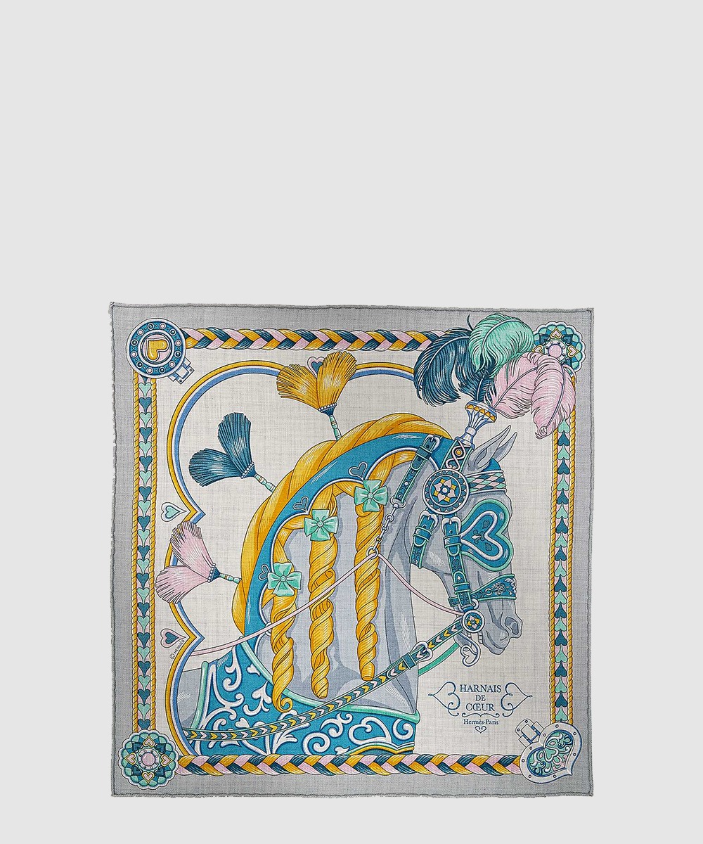 에르메스 Harnais de Coeur 스카프 90
