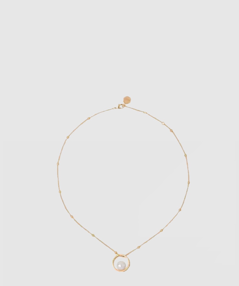 미우미우 로고 체인 네크리스 5JC756