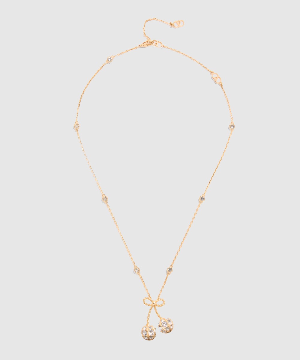 발렌티노 크리스털 네크리스