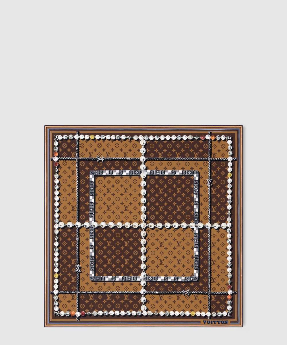 루이비통 댄디 모노그램 (Dandy Monogram) 실크 스퀘어 M94848