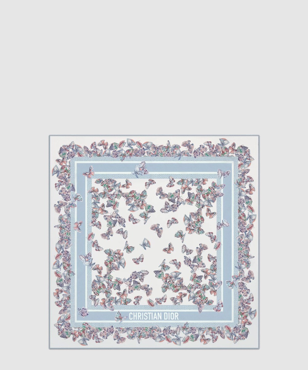 디올 Camo Papillon 90 스퀘어 스카프 52PAC