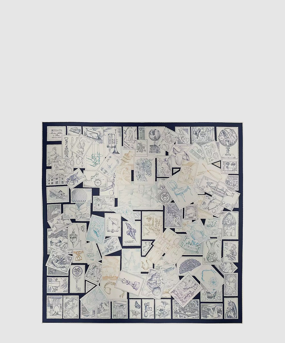 에르메스 포부르그의 우표 수집가 스카프 90