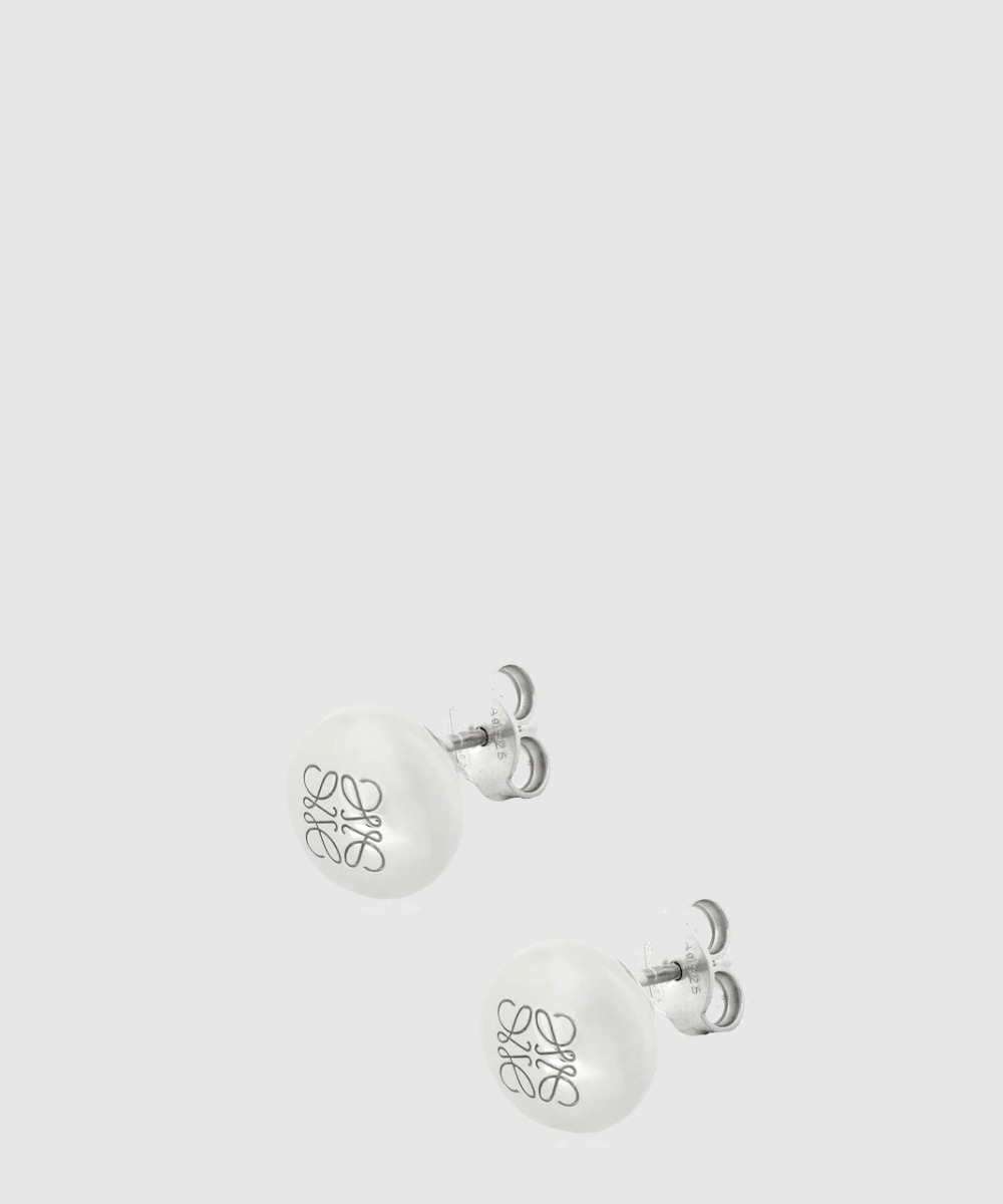 로에베 애너그램 페블 스터드 이어링