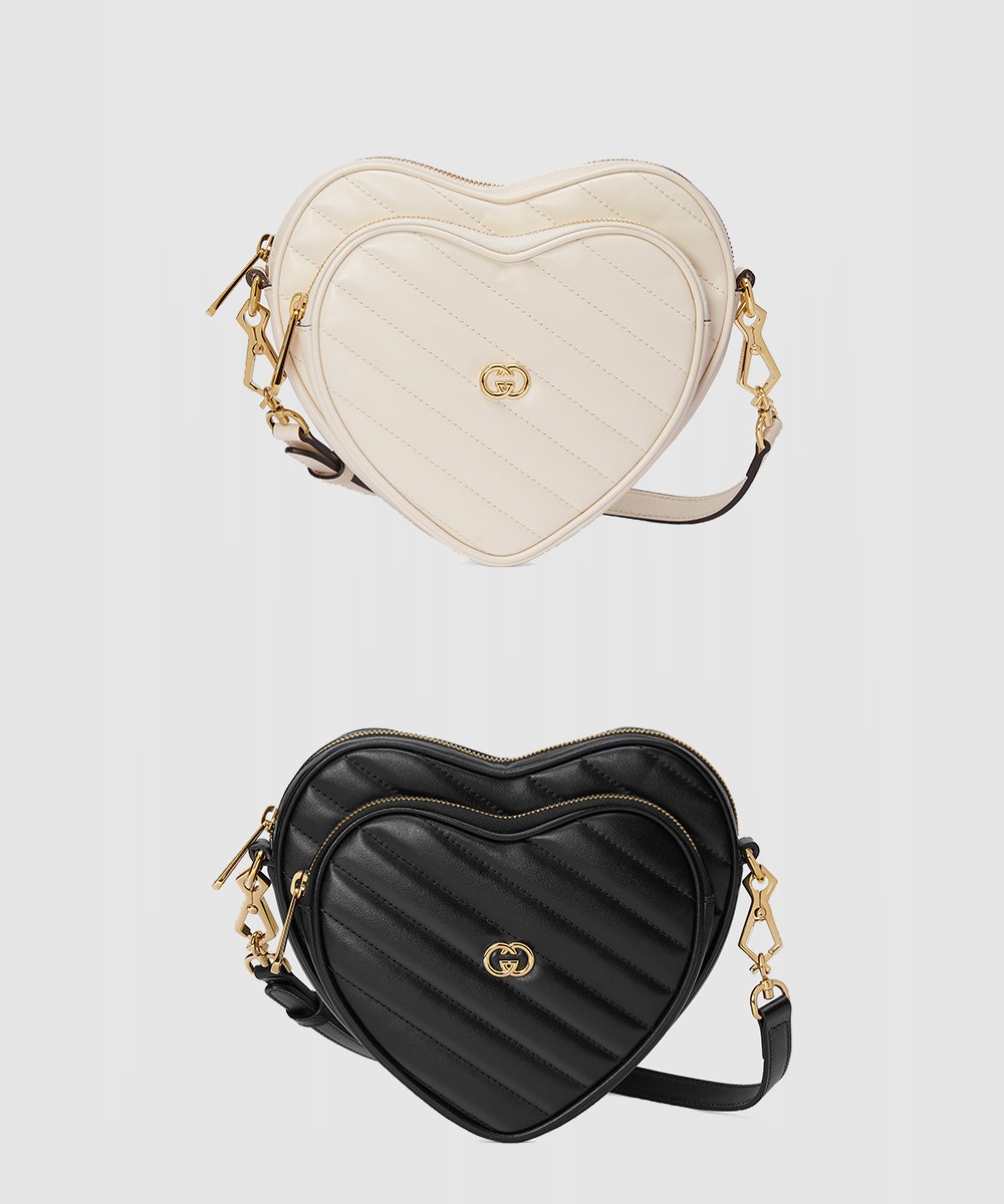구찌 미니 하트 숄더백 751628