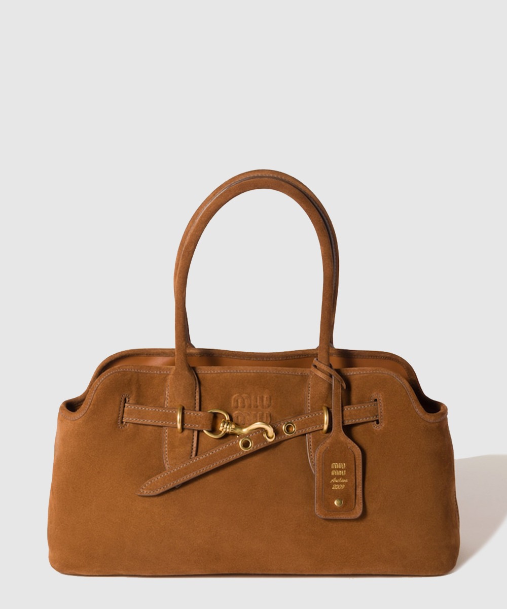 미우미우 스웨이드 아방뛰르백 5BG310