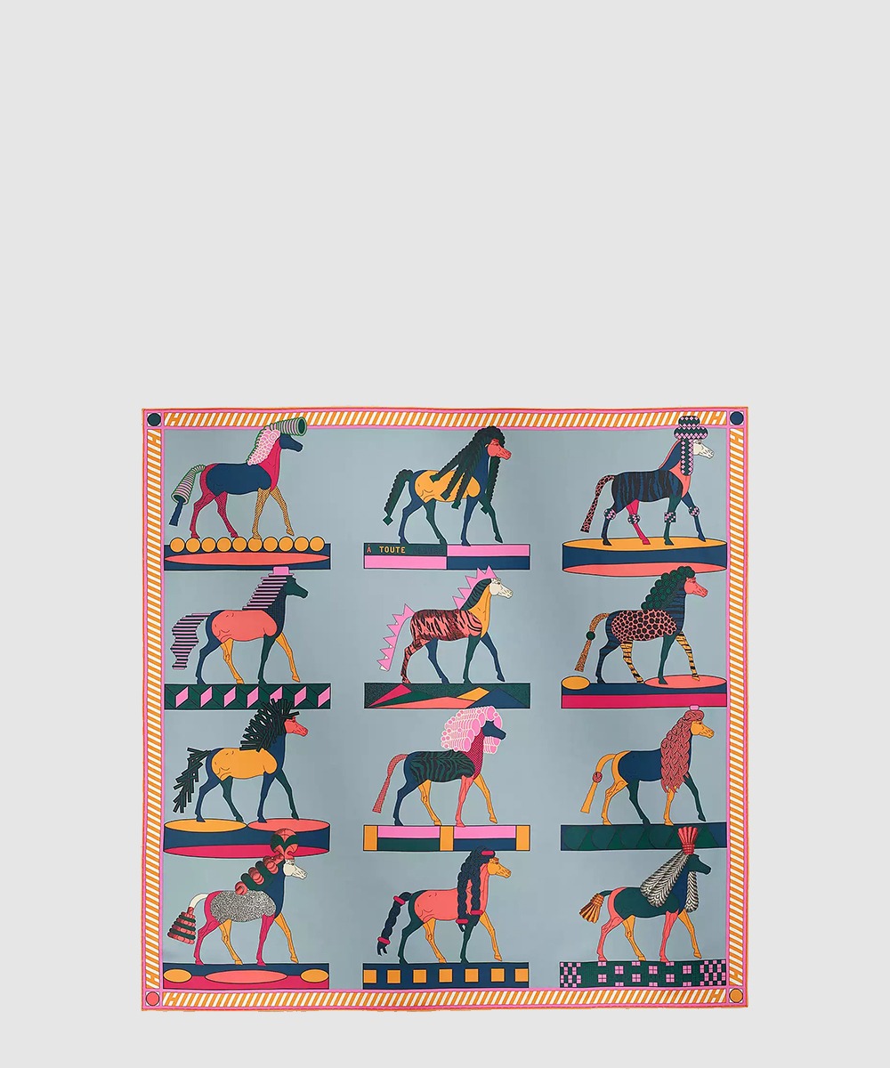 에르메스 A Toute Allure 스카프 90