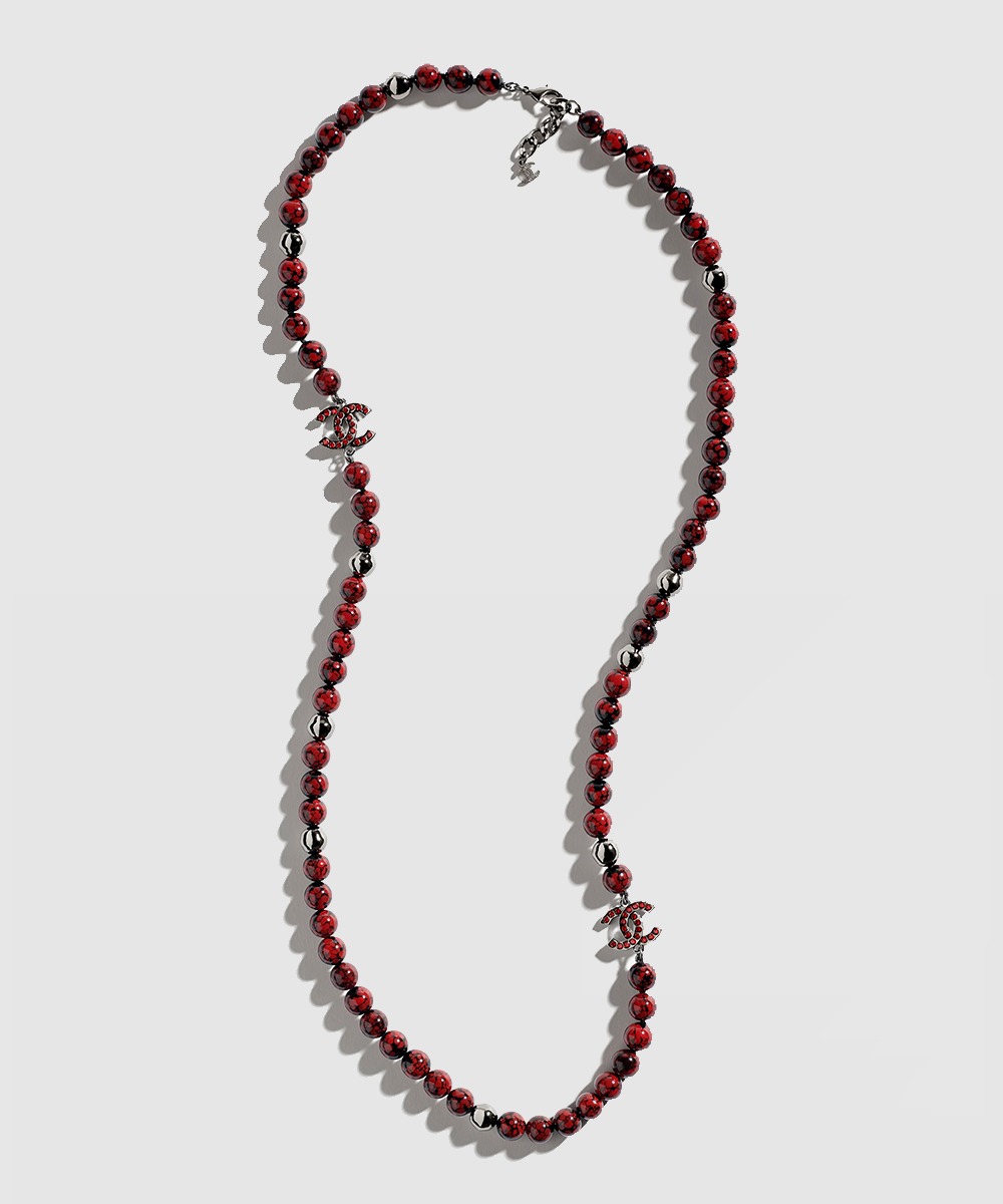 샤넬 롱 네크리스 ABF924