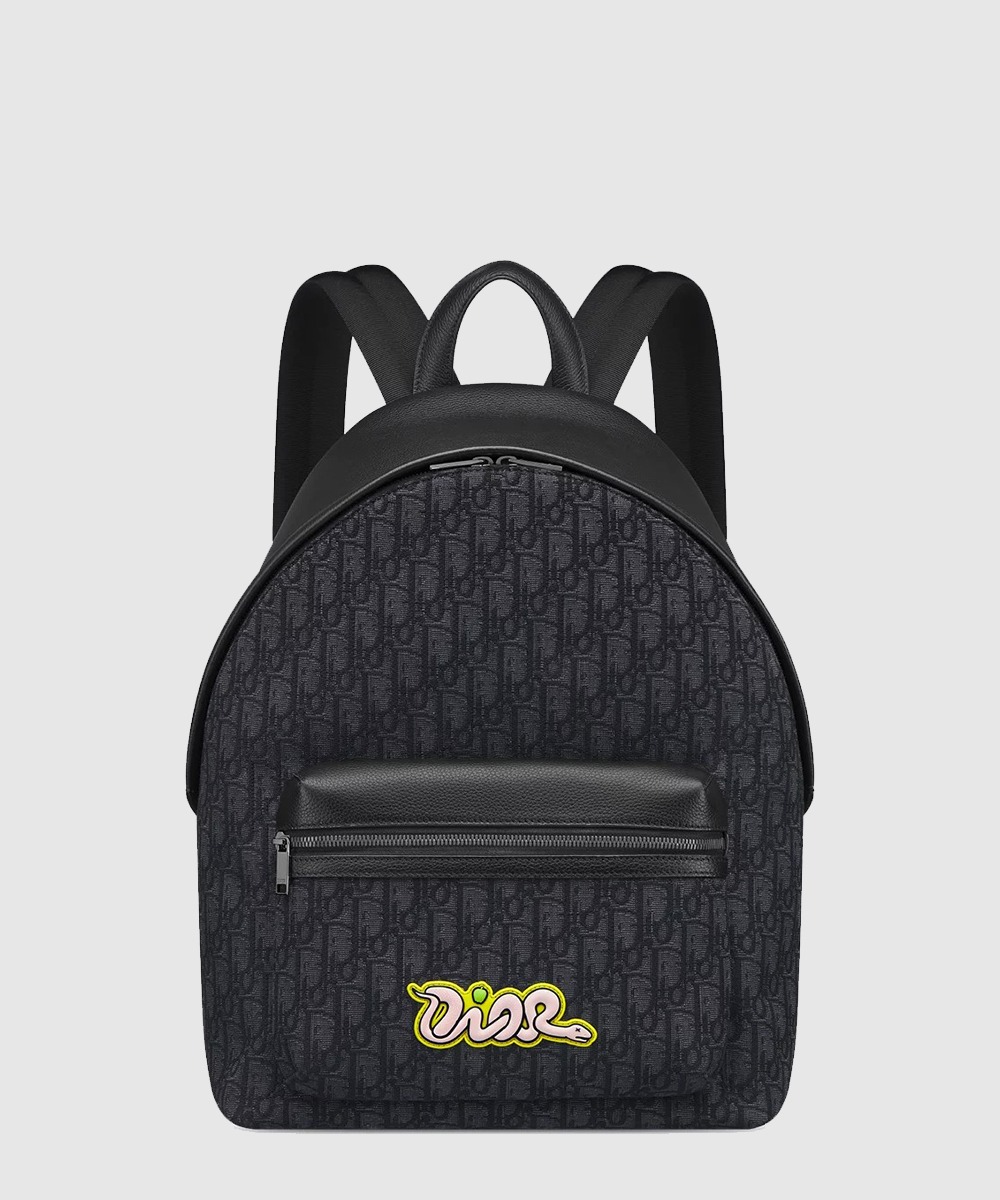 디올 Rider 2.0 DIOR AND KAWS 지퍼 백팩 1ESBA