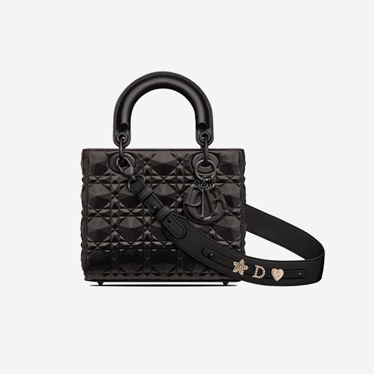 디올 블랙 다이아몬드 까나쥬 레이디백 스몰 