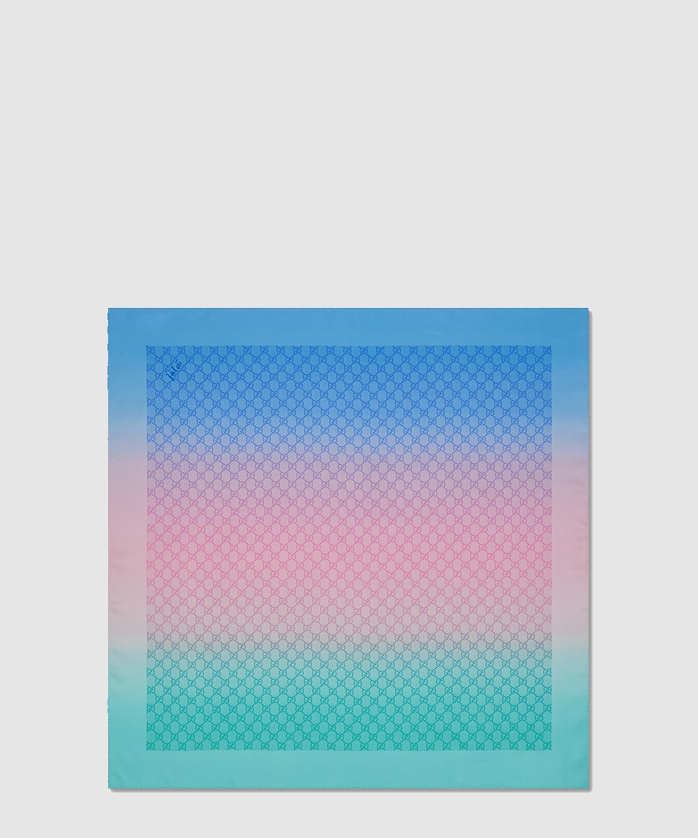 구찌 실크 스카프 826143