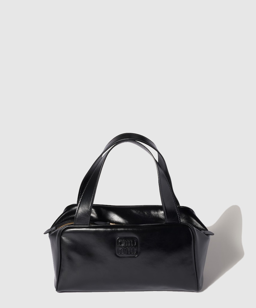 미우미우 가죽 탑 핸들백 5BB182