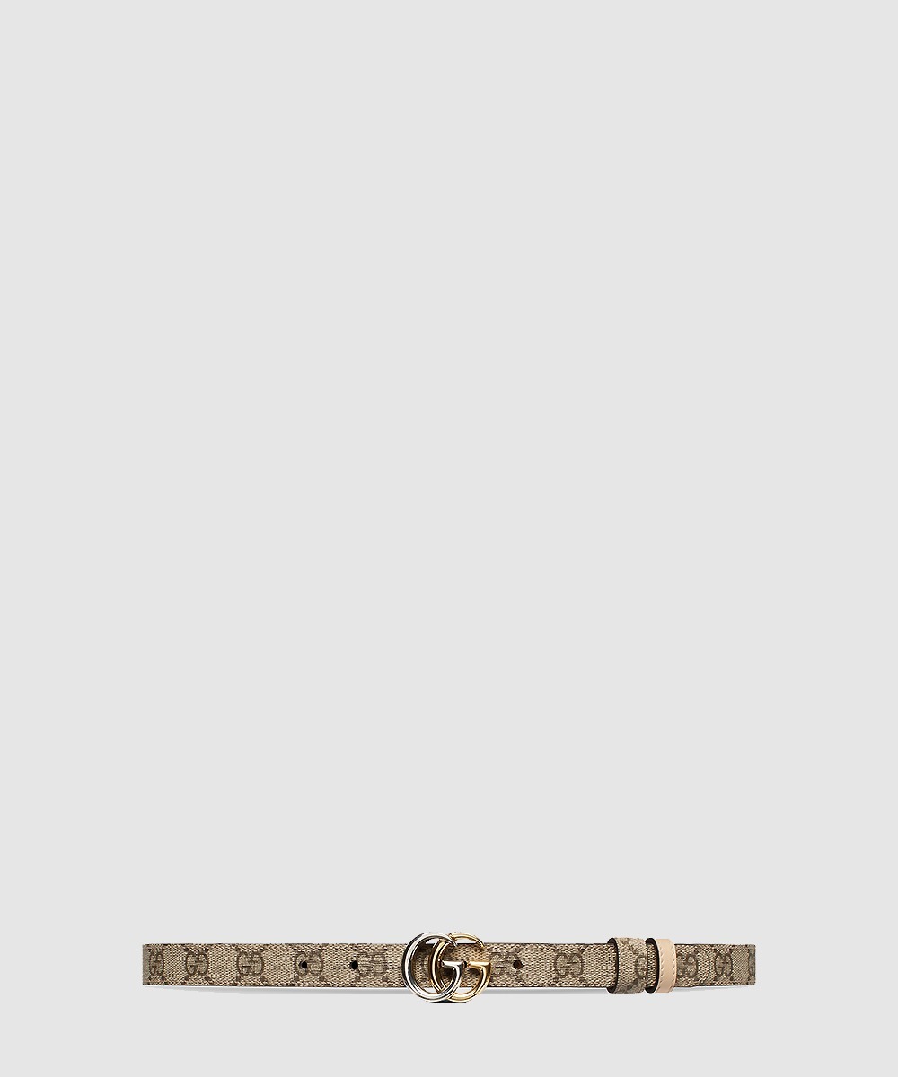구찌 GG 마몽 리버서블 씬 벨트 795802