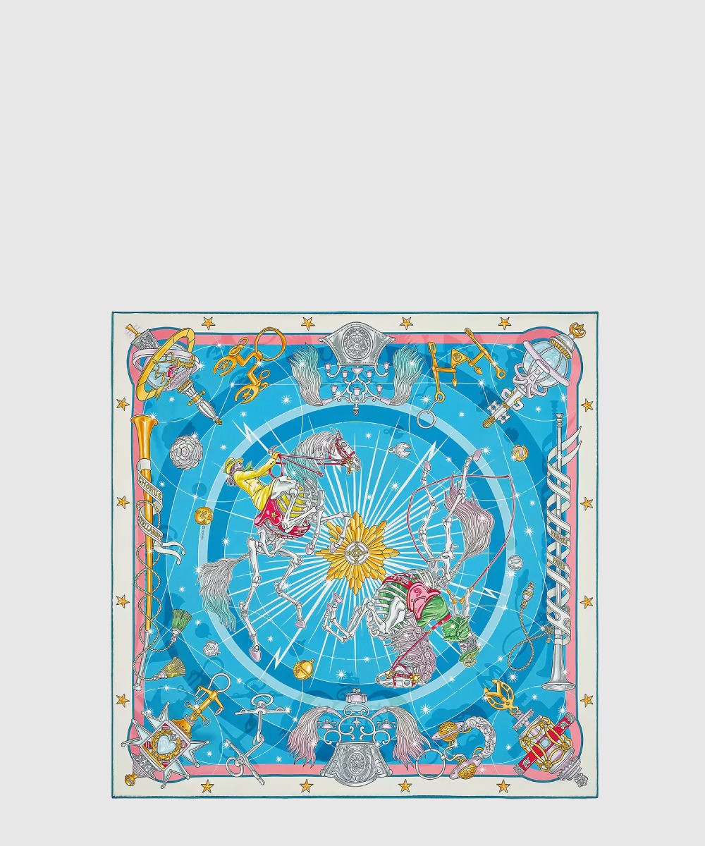 에르메스 Chorus Stellarum 스카프 90